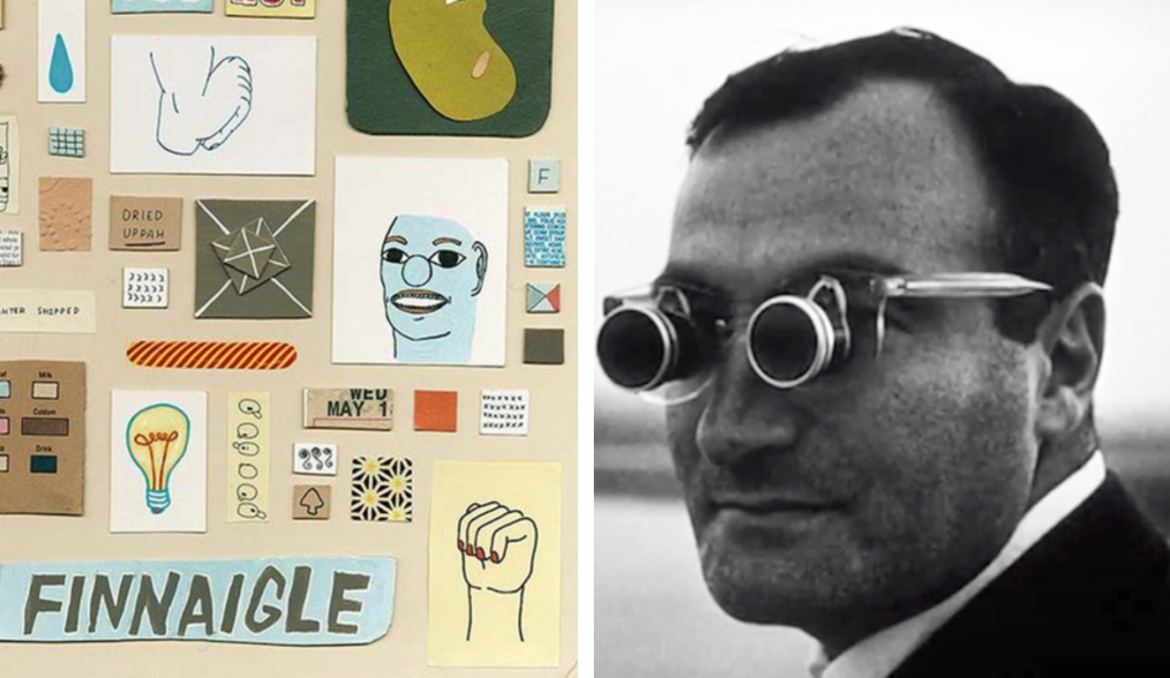 Amy Lockheart, The Collagist (2009) in collaboration with Marc Bell (left); La Jetee by Chris Marker